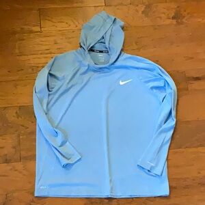 Nike Sky Blue Athletic Hoodie